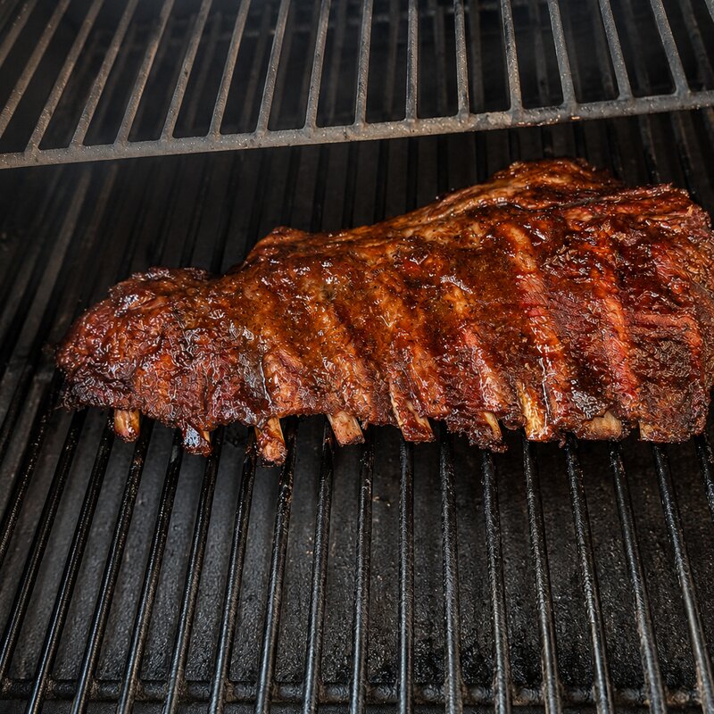 Golden Hive Smoked BBQ Pork Ribs