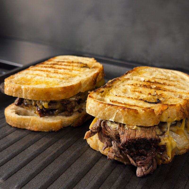 Classic Steak, Cheese & Onion on Sourdough